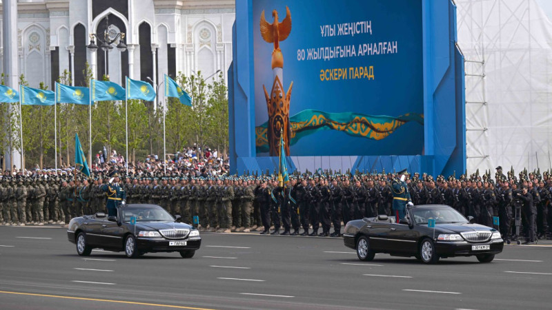 Военный парад в Астане: прямая трансляция в честь 80-летия Победы с участием более 4000 военнослужащих и техники