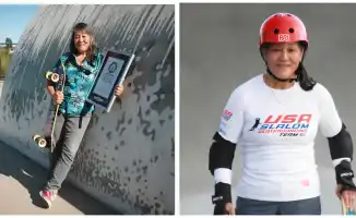 64-летняя Джуди Ояма из США установила рекорд Гиннесса как самая взрослая женщина-скейтбордистка, удивив мир своим достижением в возрасте, когда многие уже думают о спокойной жизни. Ее невероятный рекорд вдохновляет людей всех возрастов заниматься спортом