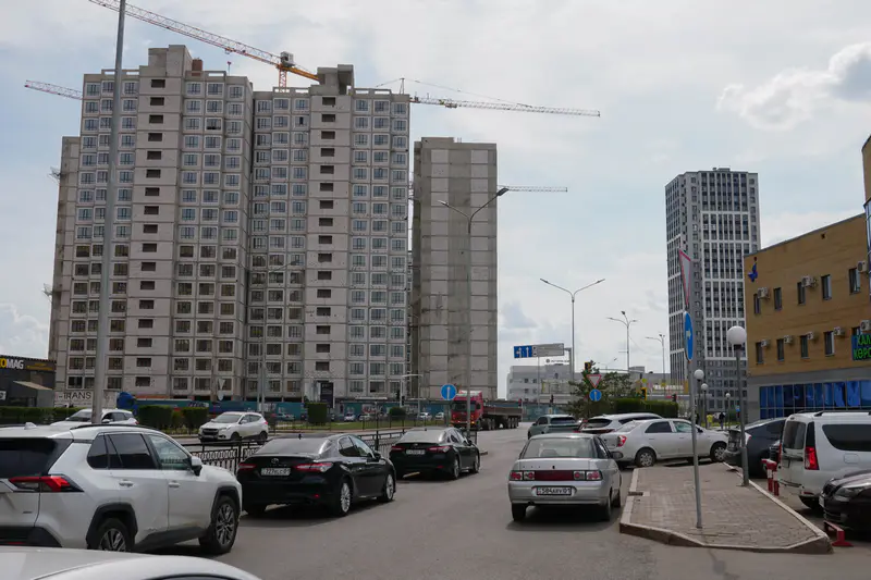 Строящиеся ЖК в районе острова "Тайвань", Астана