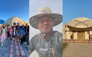 Казахская юрта на Burning Man: от Талгара до пустыни Блэк-Рок