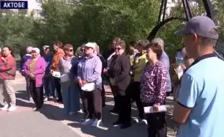 Местные жители Актобе протестуют против строительства ресторанного комплекса в центре города