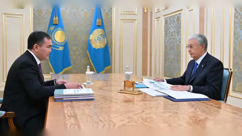 Президент Казахстана Токаев поручил акиму Астаны Касымбеку улучшить систему ливневок в столице Актобе