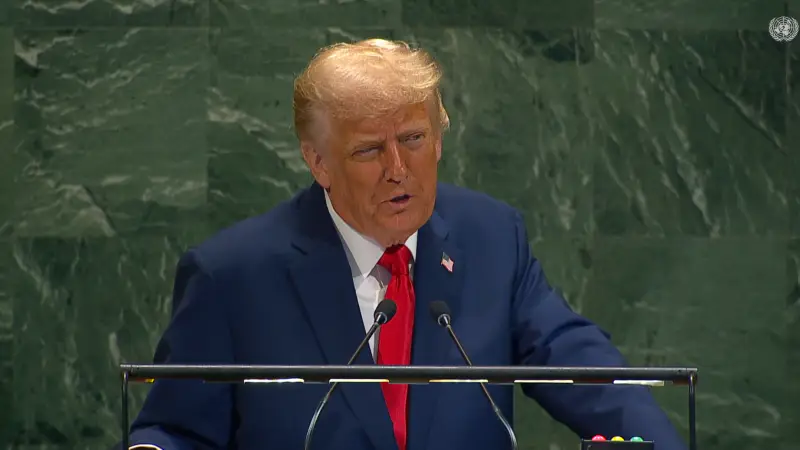 Трамп без телесуфлера: Речь, как корабль без руля, в бурном море Генассамблеи ООН Актобе