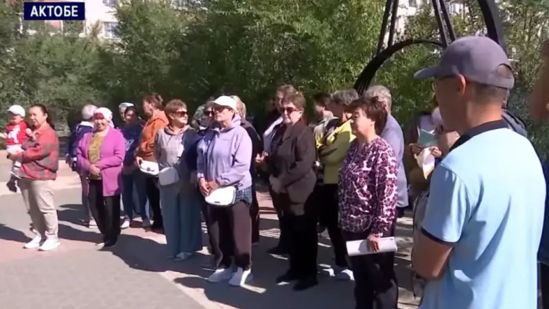 Местные жители Актобе протестуют против строительства ресторанного комплекса в центре города Актобе