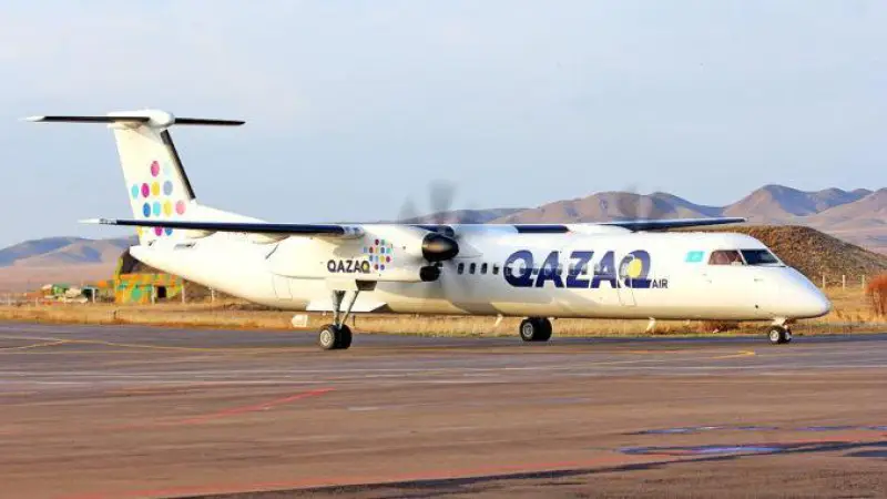 Самолет QazaqAir, выполнявший рейс Костанай - Астана, вернулся в аэропорт Костаная из-за технической неисправности Актобе