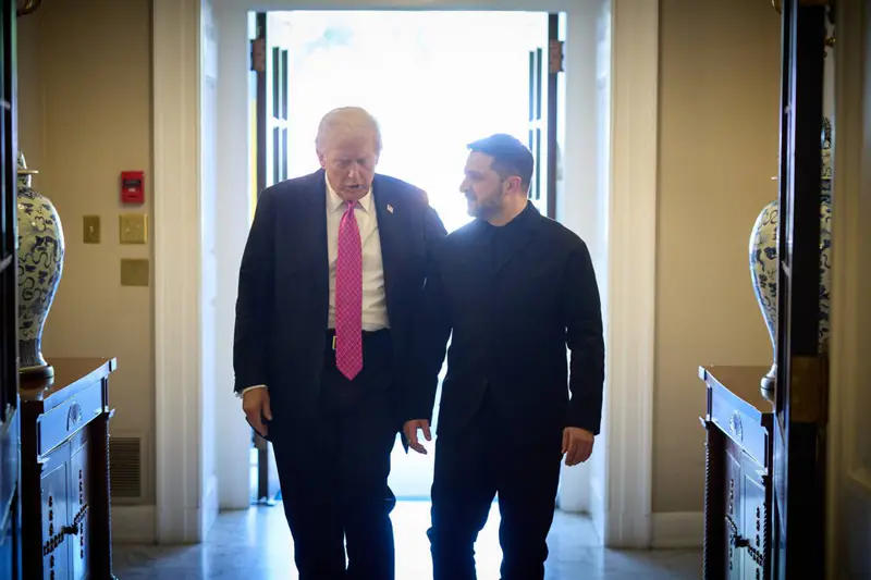 Встреча Трампа и Зеленского 17 октября 2025 года в Вашингтоне. Фото: t.me/V_Zelenskiy_official