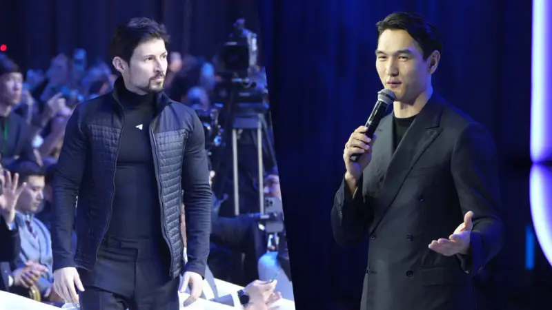Нурлан Сабуров удивил Павла Дурова вопросом на финале Astana Hub Battle Актобе