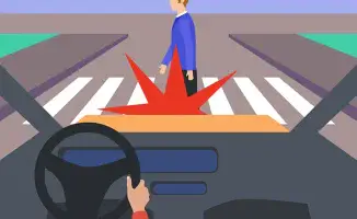 В Актобе Chevrolet сбил подростка и врезался в три автомобиля