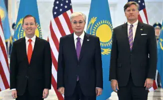 Токаев встретился с спецпосланником Трампа и заместителем Рубио: обсуждение вопросов Южной и Центральной Азии