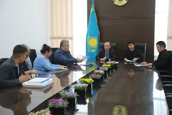 Строительство канализации в Сарыагашском районе установка труб и насосной станции Актобе