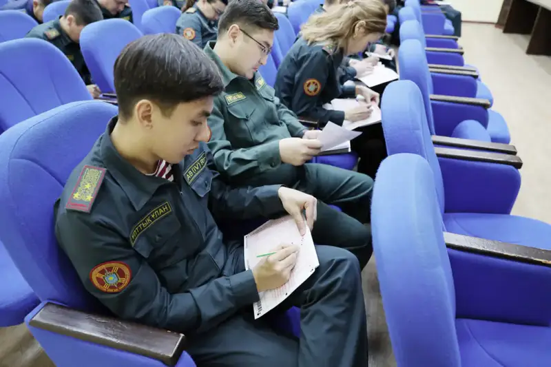 В Главном командовании Национальной гвардии прошло диагностическое тестирование по системе Qaztest (4)