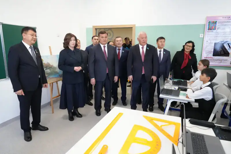 Открытие новой школы на 1500 мест в Кызылорде в рамках проекта Келешек мектептері Актобе