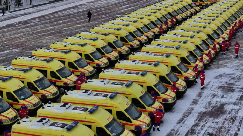Костанайская область получает 50 новых автомобилей скорой помощи, произведенных на местном заводе Актобе