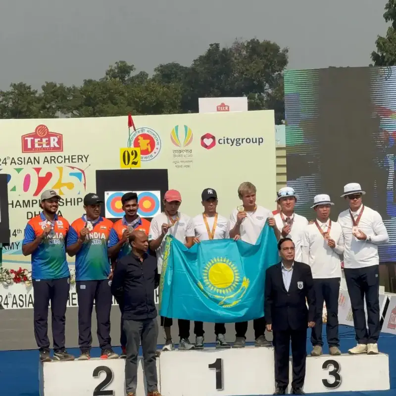 Казахстанские лучники впервые завоевали золото на чемпионате Азии в Дакке, победив Индию Актобе