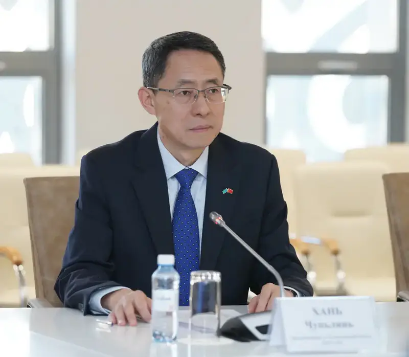 НУРАЛХАН КУШЕРОВ ВСТРЕТИЛСЯ С ПОСЛОМ КИТАЯ (3)