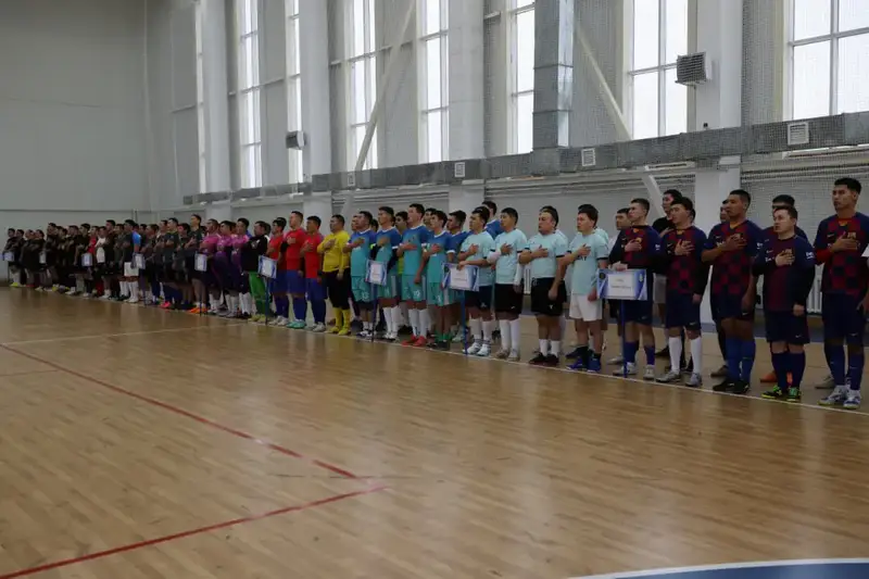 Турнир по мини-футболу в Национальной гвардии укрепляет командный дух и спортивную подготовку военнослужащих Актобе