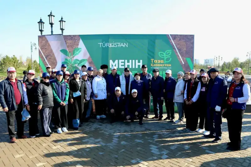 Международное сообщество поддерживает экологическую акцию по посадке деревьев в Туркестане Актобе