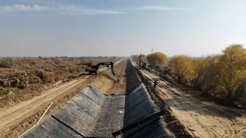 Улучшение водоснабжения сельхозземель в Туркестанской области: модернизация 62 км каналов Актобе