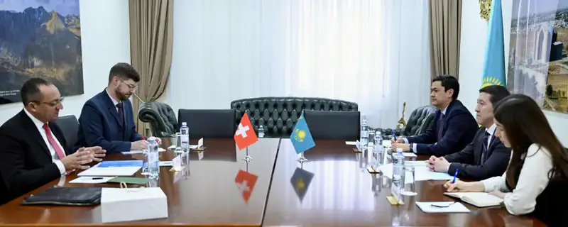 Завершение дипломатической миссии посла Швейцарии в Казахстане обсуждение сотрудничества Актобе