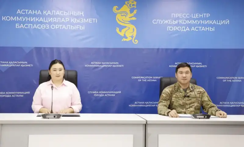 предупреждение о тонком льде в Астане Актобе