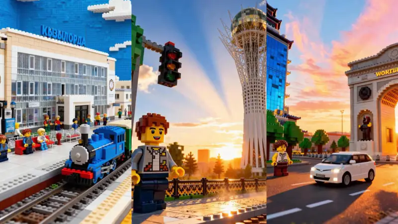 LEGO City: Астана, Алматы, Кызылорда в мире популярного конструктора Актобе