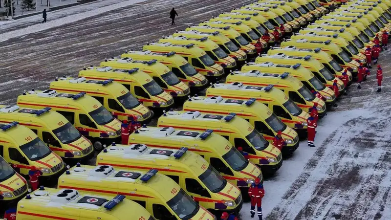 В Костанайской области введены в эксплуатацию 50 новых реанимобилей для скорой помощи Актобе