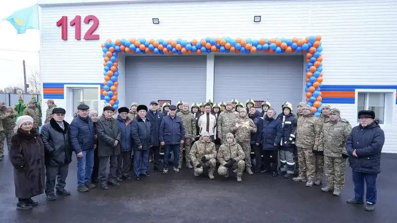 В Красном Яре открылось новое пожарное депо после капитального ремонта Актобе