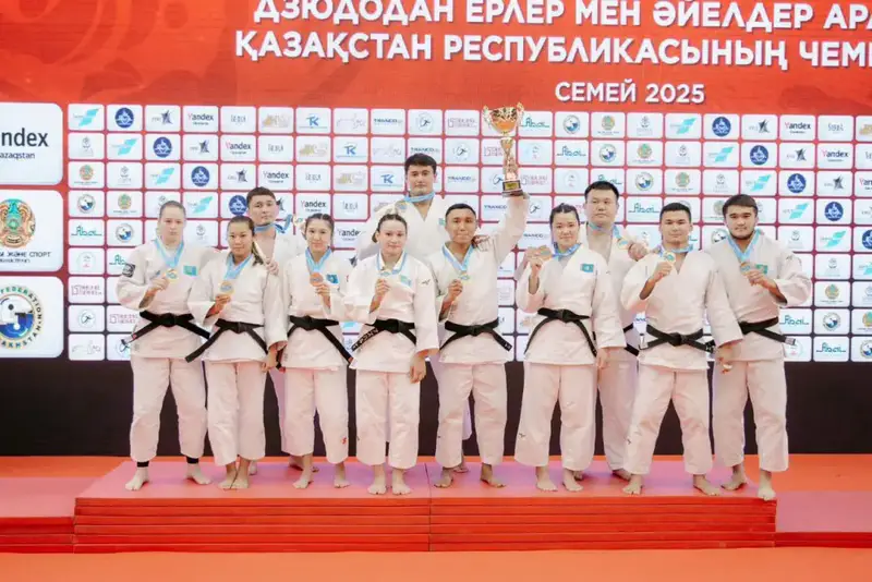 Спортсмены области Абай стали чемпионами в смешанном командном первенстве по дзюдо (9)