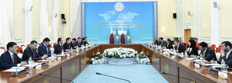 Политические консультации Казахстана и Катара в Астане Актобе