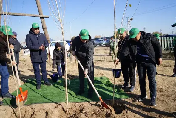В Казыгуртском районе активное участие жителей в субботнике способствует озеленению в рамках программы "Таза Қазақстан" Актобе