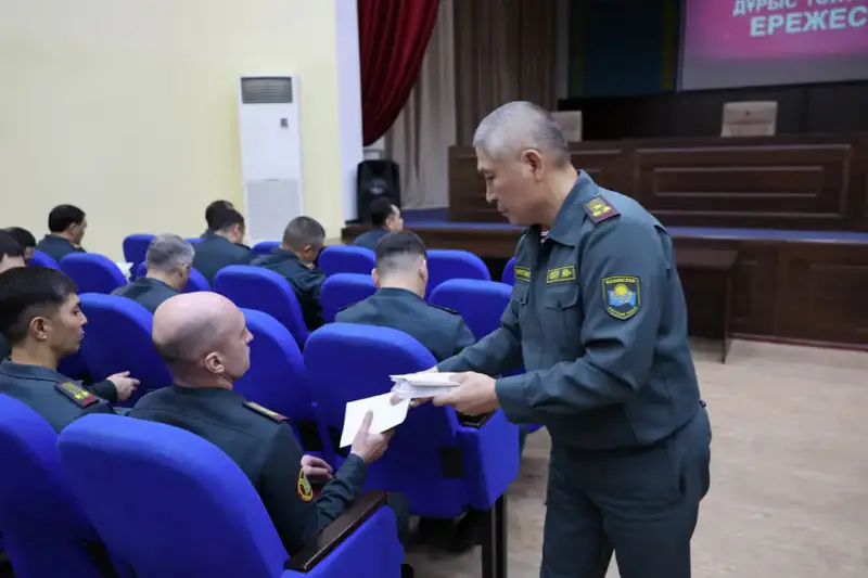 В Главном командовании Национальной гвардии прошло диагностическое тестирование по системе Qaztest (6)