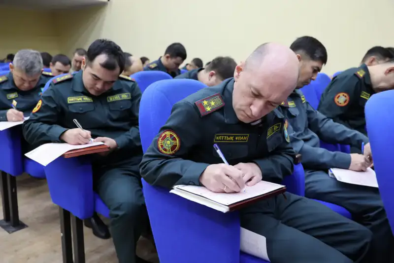 В Главном командовании Национальной гвардии прошло диагностическое тестирование по системе Qaztest (2)