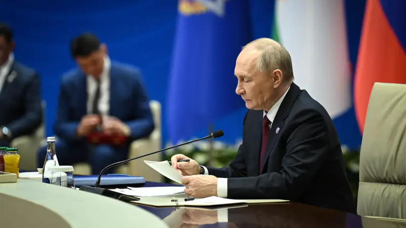 Путин: Россия прекратит боевые действия в Украине только после ухода украинской армии с 'занимаемых территорий' Актобе