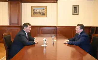 Аким области Нурлыбек Налибаев обсудил с советником Президента инвестиции и модернизацию инфраструктуры