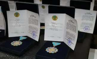 Награды за вклад в казахский язык в Алматы