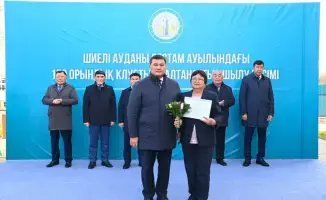 В селе Бестам Шиелийского района открыт новый клуб, ставший культурным центром для молодежи