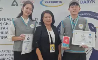 Серебро международной олимпиады по химии из Караганды
