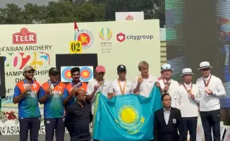 Казахстанские лучники впервые завоевали золото на чемпионате Азии в Дакке, победив Индию