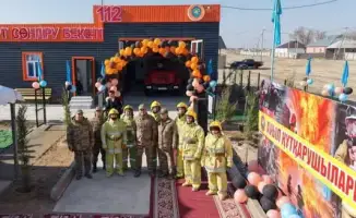 Новый добровольный пожарный пост открыт в селе Жуантөбе Созакского района Туркестанской области