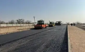 Обновление дорог в Наурызбайском районе Алматы