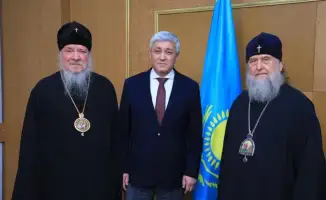 Обсуждение вопросов мира и духовного воспитания: митрополит Александр встретился с акимом Карагандинской области