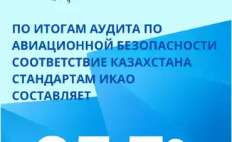 Казахстан демонстрирует высокий уровень авиационной безопасности