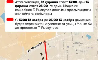 Улица Ф.Онгарсыновой: ремонт перекрывает движение на два дня!