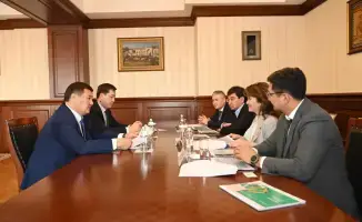 Аким области встретился с главой Народного банка