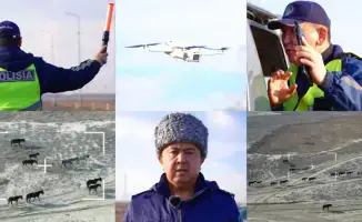 Дроны на страже безопасности: в Атырау полицейские предотвращают ДТП