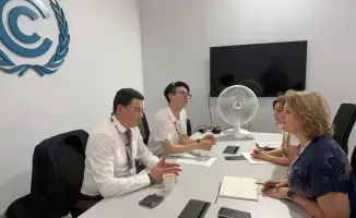 Вице-министр Мансур Ошурбаев встретился с Марией Мисовиковой на COP30 для обсуждения реализации Парижского соглашения