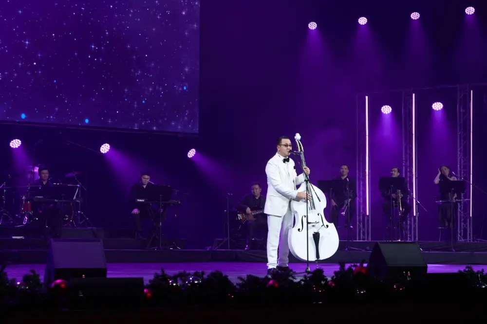 Новогодний концерт «NEW YEAR with QAZAQCONCERT» объединил звезд казахстанской сцены (4)