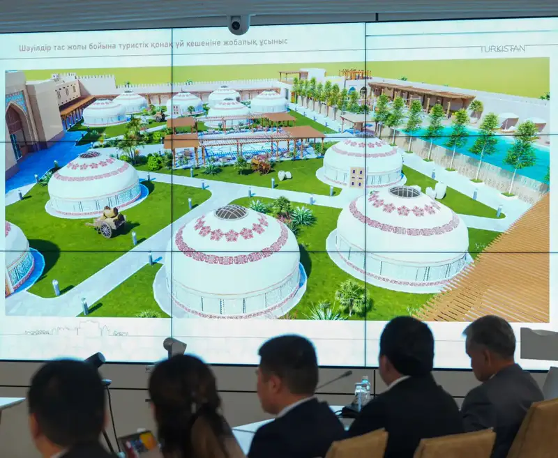 В Туркестане начнётся строительство гостиницы в казахском национальном стиле и медицинского центра Актобе