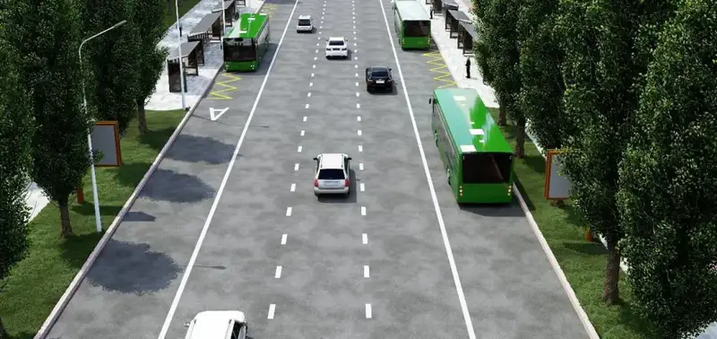 Введение новой линии BRT на улице Желтоксан в Алматы: улучшение общественного транспорта и соблюдение правил дорожного движения Актобе
