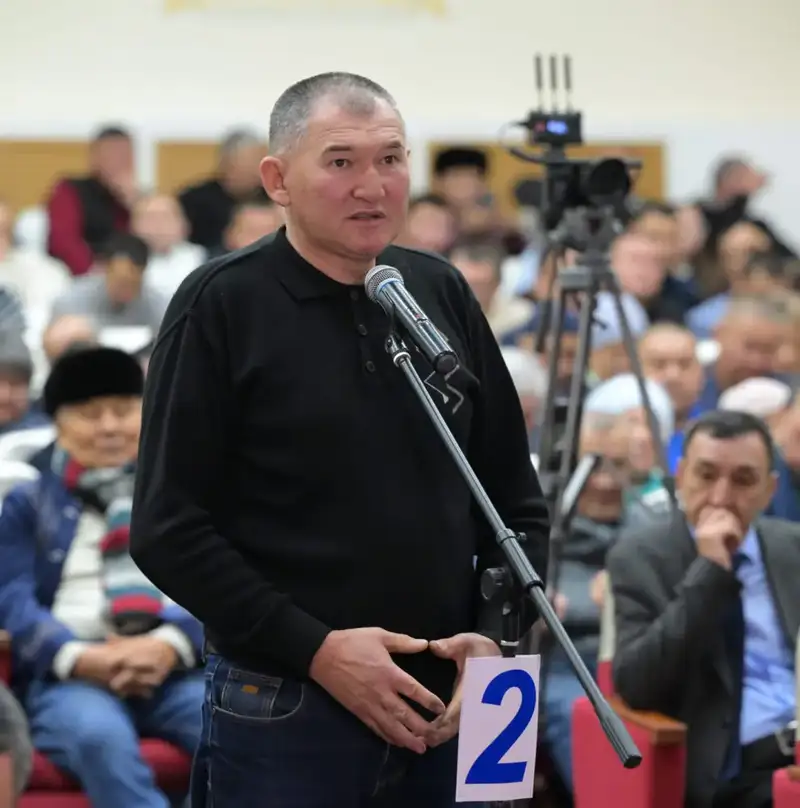 Аким Павлодарской области Асаин Байханов встретился с жителями Баянаульского района (6)